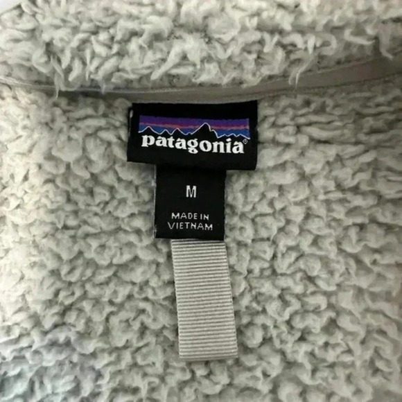 Patagonia Los‎ Gatos 1/4 Zip High Pile Fleece Pullover Calcium size medium - Picture 3 of 5